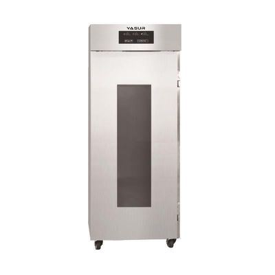 Yasur 40 khay Reach In Type Pizza Dough Proofer 40X60cm 2kw Air Wash Type Steamer Generator