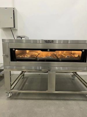 Lò nướng bánh 3,5kw Kiểu châu Âu 3 khay Khay đơn 40X60cm