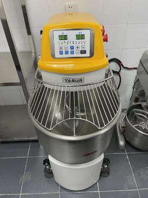 Máy trộn bột xoắn ốc 110 Pound Máy làm bột xoắn ốc tốc độ kép bằng thép không gỉ
