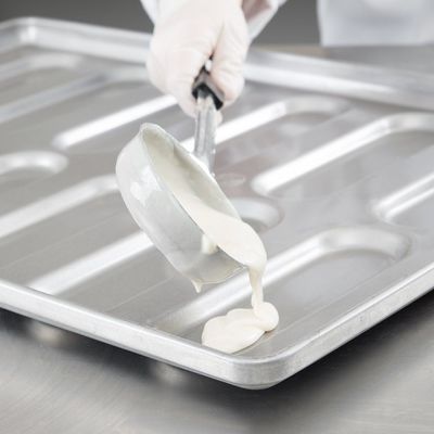 41055 Khay Chảo Hoagie Bun Đầu Tròn Bằng Thép Aluminized Tráng Men