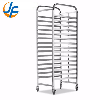Khay Nướng Bánh Inox Xe Đẩy Giá Để Chảo - 20 Chảo