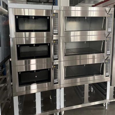 Lò Nướng Bánh Pizzahut Dominos 3 Tầng 220V/380V Cho Chảo Pizza Tròn 6&quot; 9&quot; 12&quot;