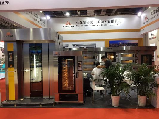 Lò nướng đôi 36 khay Lò nướng có giá đỡ thương mại 18x26 dành cho bánh mì và bánh pizza