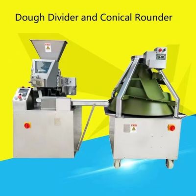 Máy chia bột Pizza xoắn ốc hình nón Rounder Teflon tráng 4500 chiếc / H Máy chia bột bánh mì