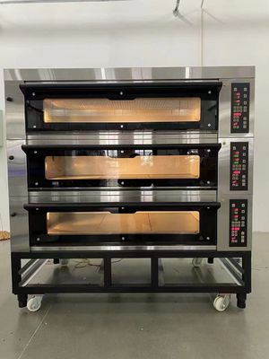 Lò nướng điện 300c 40x60cm Cookie 3 tầng 9 khay