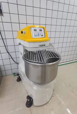 Máy trộn bột xoắn ốc bằng thép không gỉ 120kg Máy trộn xoắn ốc để bàn tốc độ kép 0,55kw