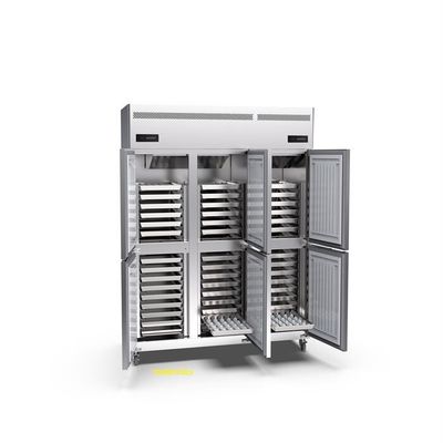 Tủ đông thẳng đứng thương mại 45 khay Imperial Six Door 220v Nhà hàng Tủ đông đứng