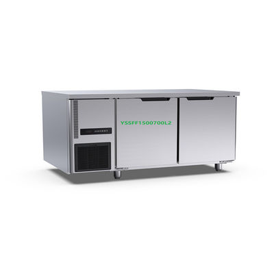 Tủ đông băng ghế 360l 2 cửa 1500 × 700 × 800mm Bàn tủ đông ngực 220v