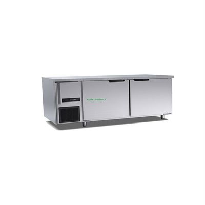 Máy làm mát thẳng đứng thương mại 260l 1200 × 700 × 800mm Tủ đông đứng thương mại hai cửa 220v