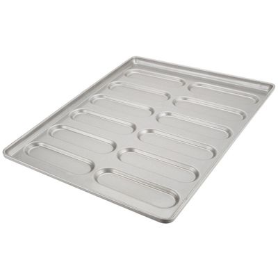 41055 Khay Chảo Hoagie Bun Đầu Tròn Bằng Thép Aluminized Tráng Men