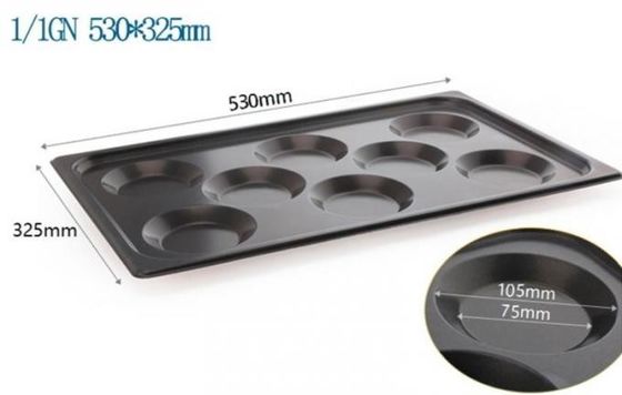 Foodservice Lò Nướng Kết Hợp Gastronorm GN 1/1 Khay Nướng Trứng Bằng Nhôm Chống Dính 530x325mm