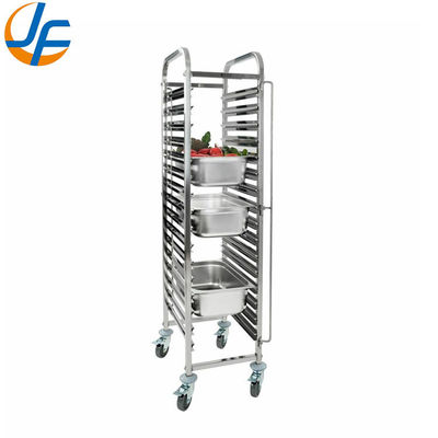 Khay Nướng Bánh Inox Xe Đẩy Giá Để Chảo - 20 Chảo