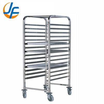 Khay Nướng Bánh Inox Xe Đẩy Giá Để Chảo - 20 Chảo