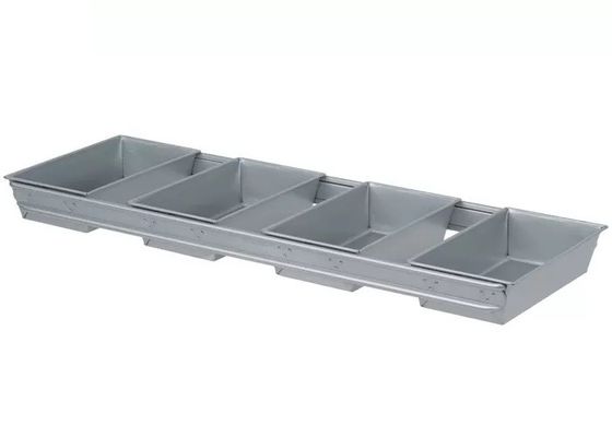 Dịch vụ thực phẩm NSF Thương mại 9'' Pullman Loaf Pan / 4 Quai 5-5/8 By 3-1/8-Inch Bộ chảo bánh mì