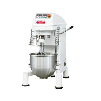 Máy trộn hành tinh thương mại 20 lít Máy đánh bánh 180 vòng / phút Dòng biến tần 1.1kw