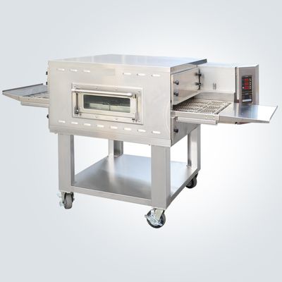 PS638E Lò nướng bánh pizza băng chuyền thương mại không lỗ thông hơi cho Pizzahut, Dominos Pizza
