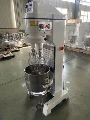 Máy trộn hành tinh thương mại Twin Whisk Máy trộn kem bánh 60 lít