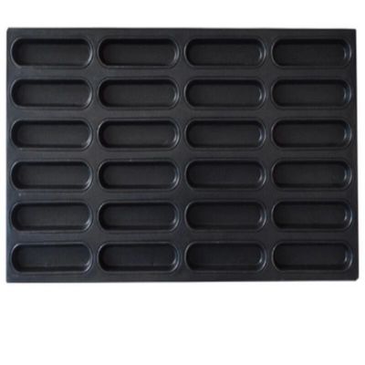 Khay nướng bánh mì xúc xích chống dính 1.5mm Chảo nhôm đen